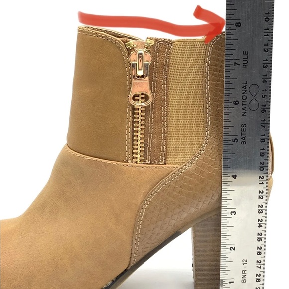 Women’s ALDO pull on ankle boots GYTHA cognac bronze SIZE 9 with original box. - Picture 4 of 12